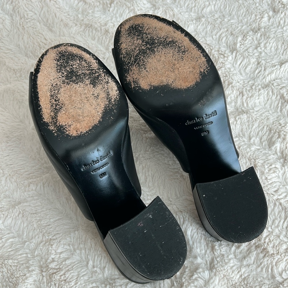 Charles David Leather Sandal - Picture 7 of 7